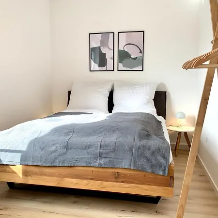 Apartment Antoni Homes 2-4 Personen I 2 Schlafzimmer I Messe I Uni I Arena Augsburg