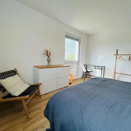 Antoni Homes 2-4 Personen I 2 Schlafzimmer I Messe I Uni I Arena Augsburg